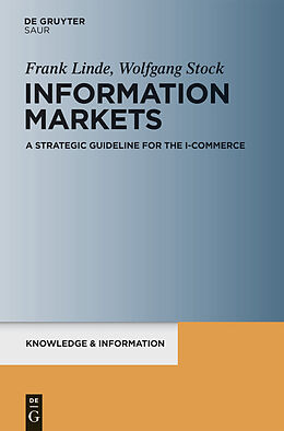 eBook (pdf) Information Markets de Frank Linde, Wolfgang Stock