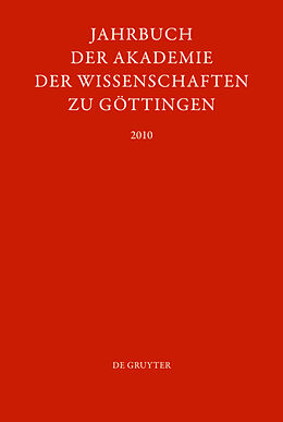 Fester Einband Jahrbuch der Göttinger Akademie der Wissenschaften / 2010 von 