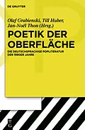 E-Book (pdf) Poetik der Oberfläche von 
