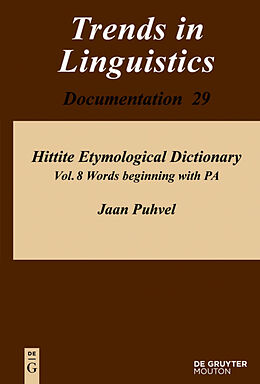Livre Relié Words beginning with PA de Jaan Puhvel