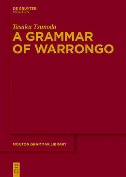 Livre Relié A Grammar of Warrongo de Tasaku Tsunoda