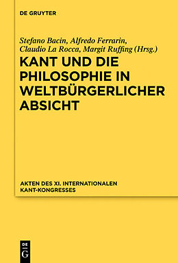 Fester Einband Kant und die Philosophie in weltbürgerlicher Absicht von 