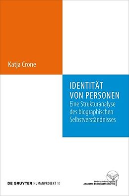 Fester Einband Identität von Personen von Katja Crone