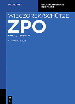 E-Book (pdf) Zivilprozessordnung und Nebengesetze / §§ 50-77 von 