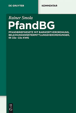 E-Book (pdf) PfandBG von Rainer Smola