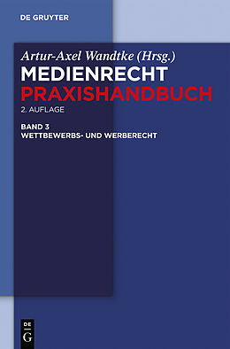 E-Book (pdf) Medienrecht / Wettbewerbs- und Werberecht von 