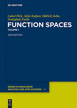 E-Book (pdf) Function Spaces, 1 von Lubos Pick, Alois Kufner, Oldrich John
