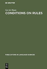 E-Book (pdf) Conditions on Rules von Ger De Haan