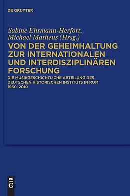 E-Book (pdf) Von der Geheimhaltung zur internationalen und interdisziplinären Forschung von 