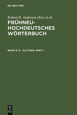 E-Book (pdf) Frühneuhochdeutsches Wörterbuch / g - glutzen von 