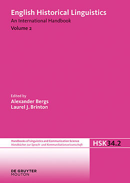 eBook (pdf) English Historical Linguistics. Volume 2 de Alexander Bergs, Laurel J. Brinton