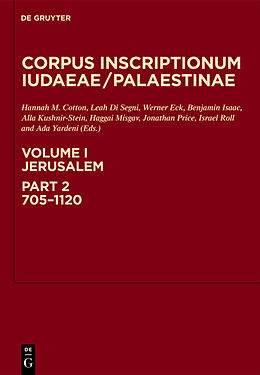 Livre Relié Jerusalem: 705-1120 de 