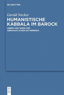 Fester Einband Humanistische Kabbala im Barock von Gerold Necker