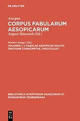Fester Einband Fabulae Aesopicae soluta oratione conscriptae von Aesopus