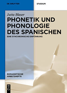 Fester Einband Phonetik und Phonologie des Spanischen von Jutta Blaser