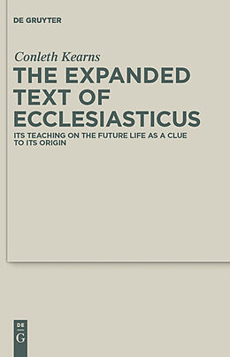 E-Book (pdf) The Expanded Text of Ecclesiasticus von Conleth Kearns