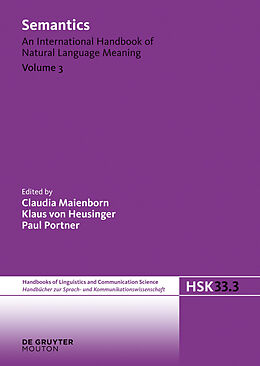 E-Book (pdf) Semantics. Volume 3 von 