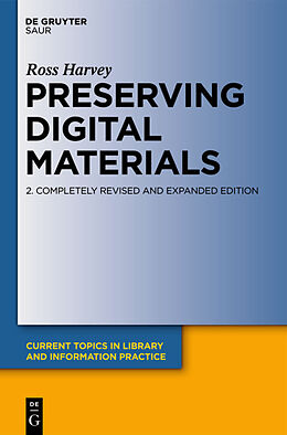 Livre Relié Preserving Digital Materials de Ross Harvey