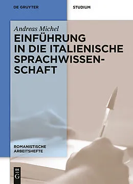 E-Book (pdf) Einführung in die italienische Sprachwissenschaft von Andreas Michel
