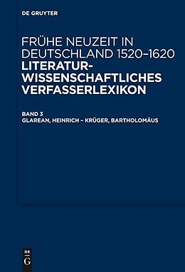Fester Einband Frühe Neuzeit in Deutschland. 1520-1620 / Glarean, Heinrich  Krüger, Bartholomäus von 