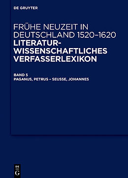 Fester Einband Frühe Neuzeit in Deutschland. 1520-1620 / Paganus, Petrus  Seusse, Johannes von 