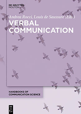 Livre Relié Verbal Communication de 