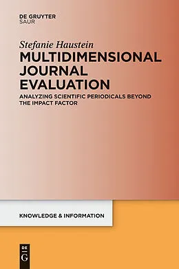 E-Book (pdf) Multidimensional Journal Evaluation von Stefanie Haustein