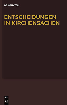 E-Book (pdf) Entscheidungen in Kirchensachen seit 1946 / 1.1.-30.6.2007 von 