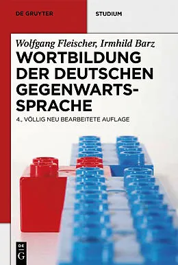 PDF Wortbildung der deutschen Gegenwartssprache von Wolfgang Fleischer