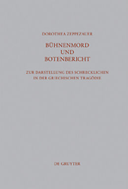 E-Book (pdf) Bühnenmord und Botenbericht von Dorothea Zeppezauer