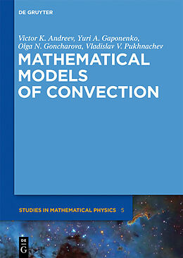 E-Book (pdf) Mathematical Models of Convection von Victor K. Andreev, Yuri A. Gaponenko, Olga N. Goncharova