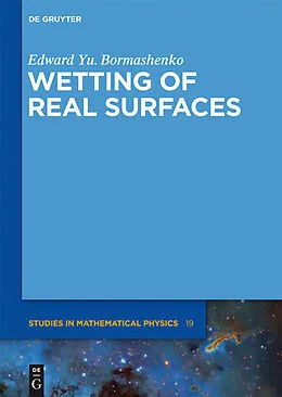PDF Wetting of Real Surfaces von Edward Yu. Bormashenko