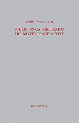 Fester Einband Philippus Cancellarius von Barbara Schetter