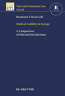 E-Book (pdf) Medical Liability in Europe von 