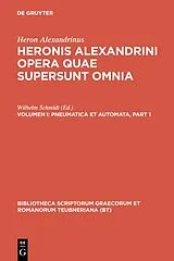 Fester Einband Pneumatica et automata von Heron Alexandrinus