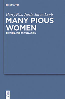 eBook (pdf) Many Pious Women de Harry Fox, Justin Jaron Lewis