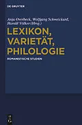 E-Book (pdf) Lexikon, Varietät, Philologie von 