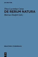 Fester Einband De rerum natura von Titus Lucretius Carus