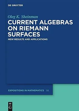 PDF Current Algebras on Riemann Surfaces von Oleg K. Sheinman