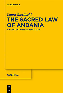 Livre Relié The Sacred Law of Andania de Laura Gawlinski