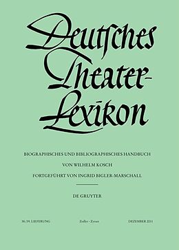 E-Book (pdf) Deutsches Theater-Lexikon / Zedler - Zysset von 