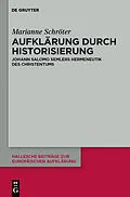 PDF Aufklärung durch Historisierung von Marianne Schröter