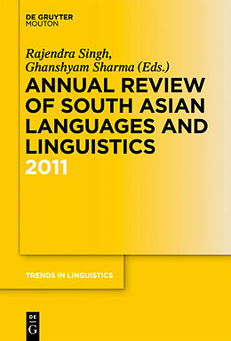 Livre Relié Annual Review of South Asian Languages and Linguistics de 
