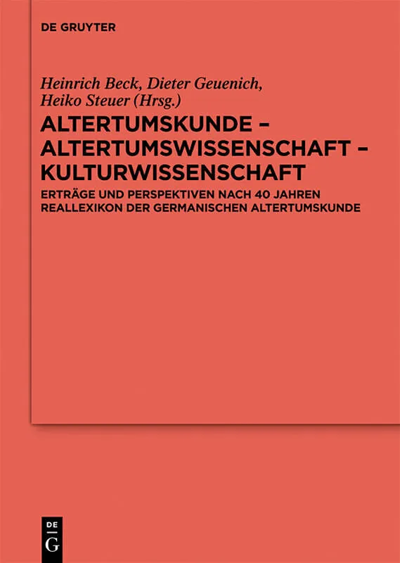 Altertumskunde  Altertumswissenschaft  Kulturwissenschaft