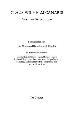 E-Book (pdf) Claus-Wilhelm Canaris, Gesammelte Schriften von 