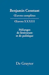 E-Book (pdf) Mélanges de littérature et de politique von 
