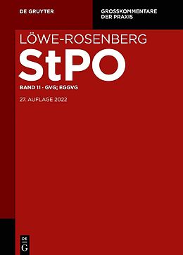 E-Book (pdf) Löwe-Rosenberg. Die Strafprozeßordnung und das Gerichtsverfassungsgesetz / GVG; EGGVG von 