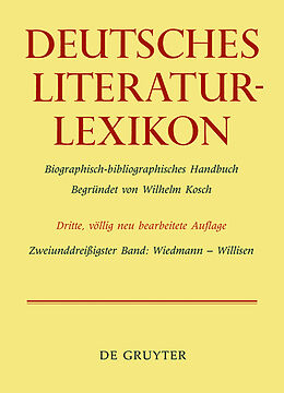 Fester Einband Deutsches Literatur-Lexikon / Wiedmann - Willisen von 