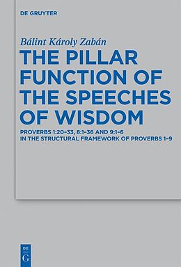 E-Book (pdf) The Pillar Function of the Speeches of Wisdom von Bálint Károly Zabán