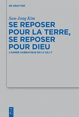 E-Book (pdf) Se reposer pour la terre, se reposer pour Dieu von Sun-Jong Kim